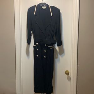 Vintage belted dress